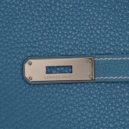 Hermes Togo Birkin 35 Blue Jean 14 of 24
