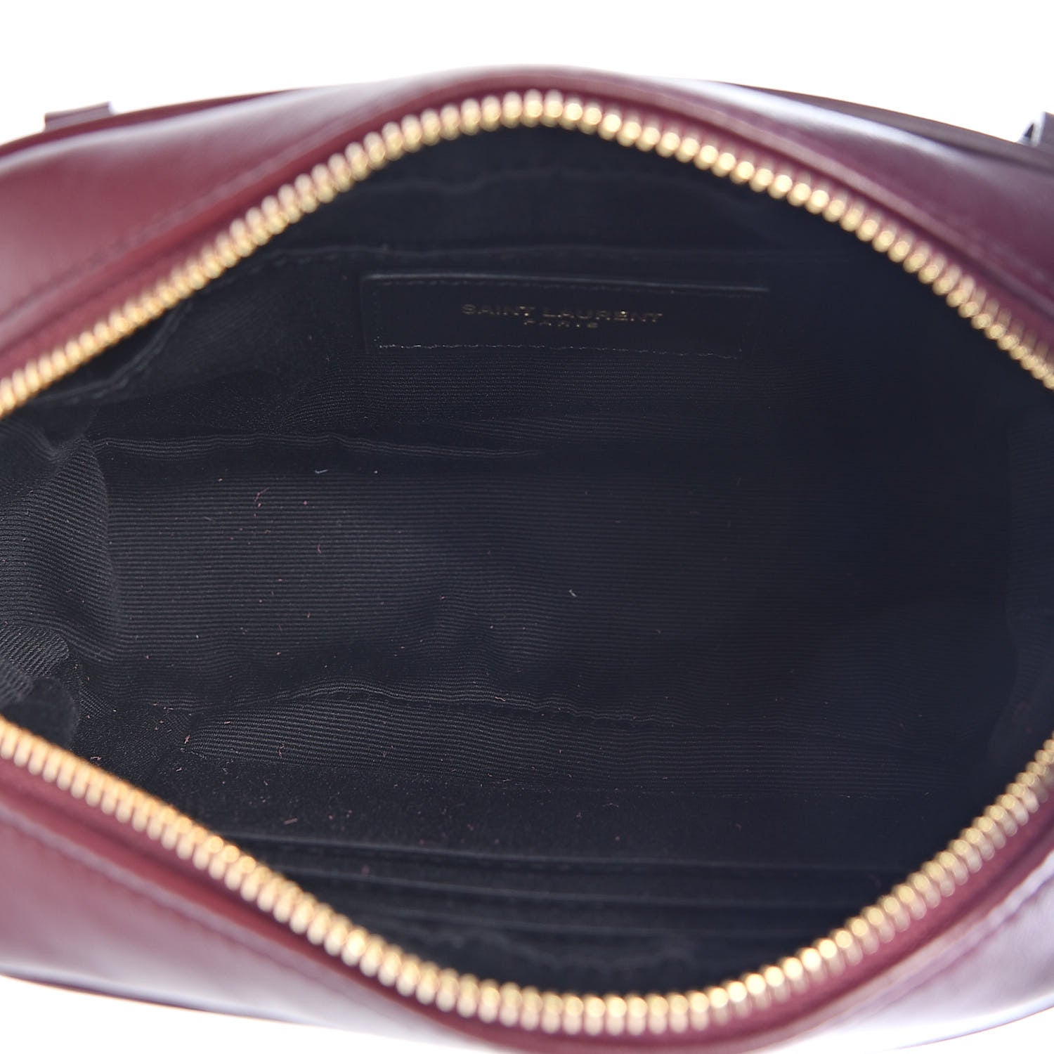 Saint Laurent Calfskin Matelasse Monogram Lou Belt Bag Dark Legion Red 5 of 10