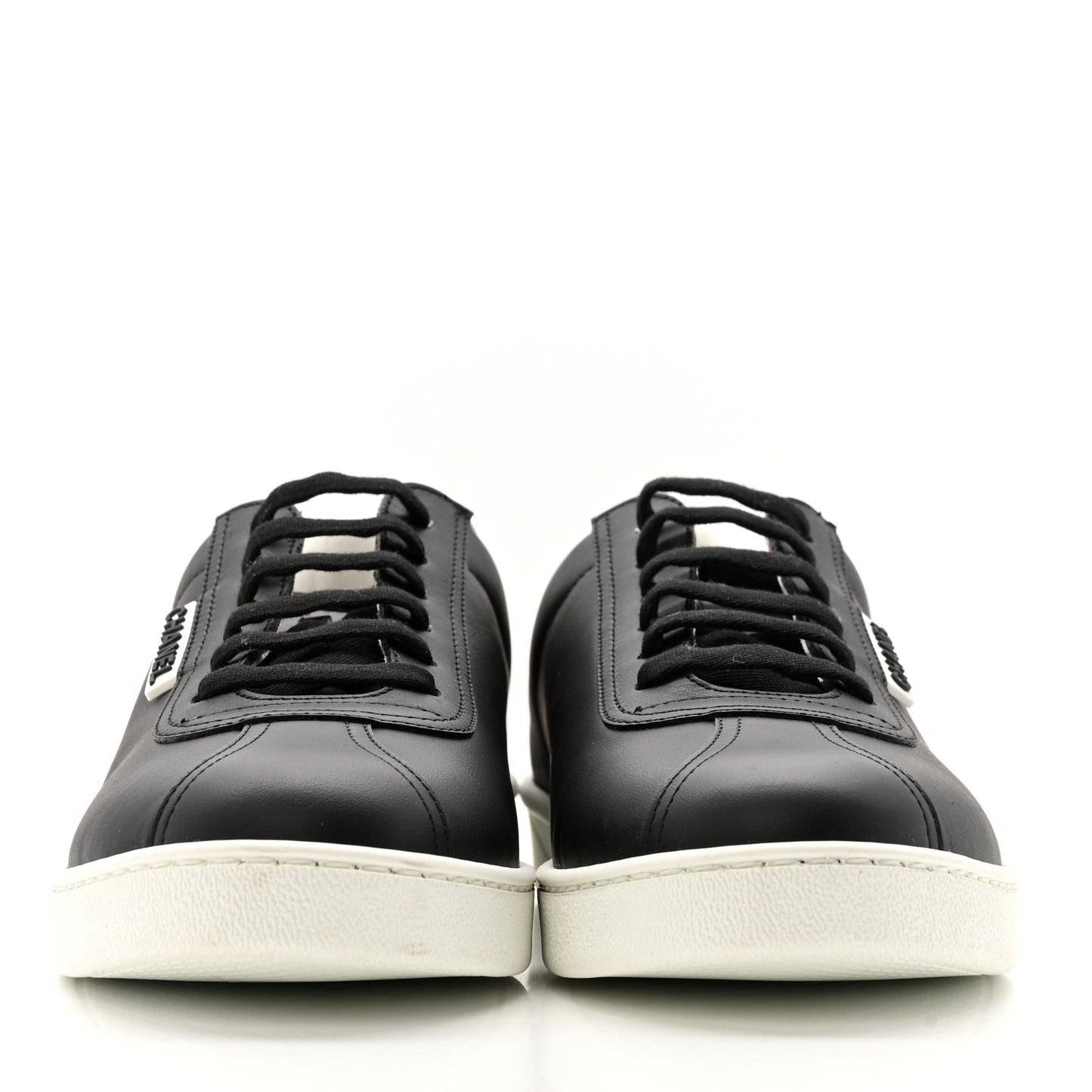 Calfskin CC Uniform Womens Sneakers 40 Black