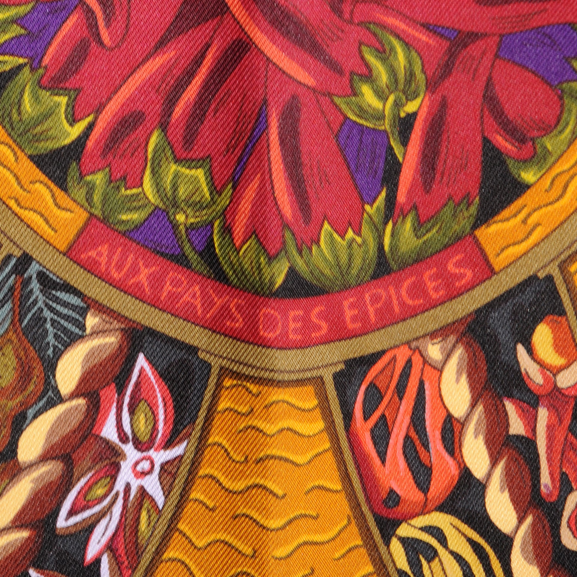 Hermes Silk Aux Pays Des Epices Scarf 90 4 of 5
