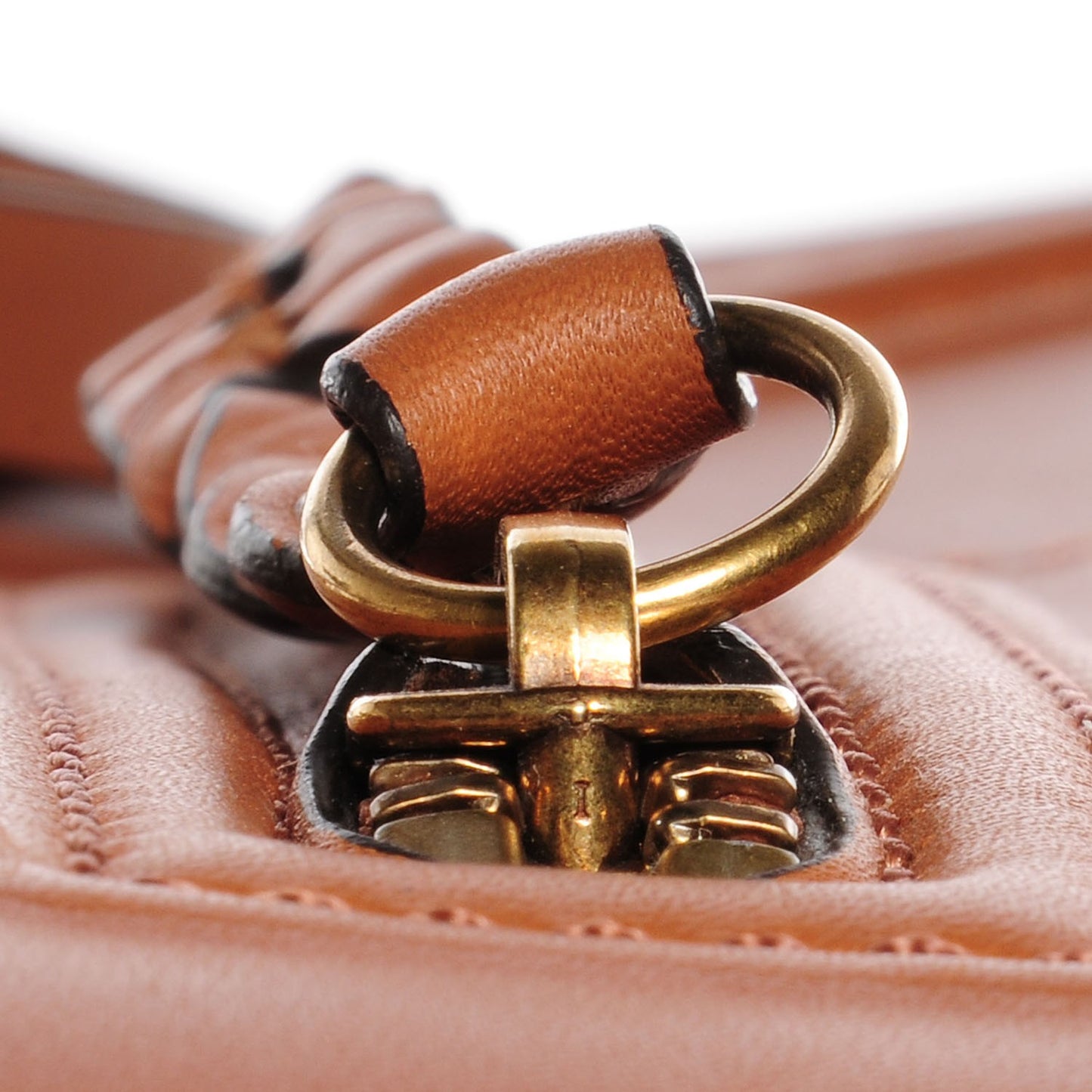 Natural Calfskin Medium Phantom Luggage Tan