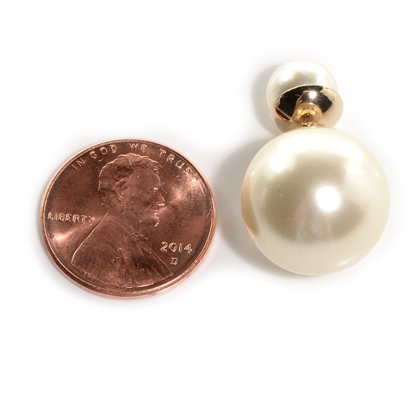 Mise En Dior Tribal Earrings Cream