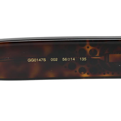 Gucci Acetate Crystal Sunglasses GG0147S Tortoise 6 of 9