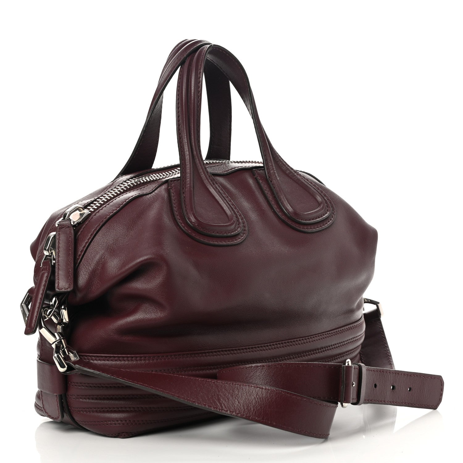 Givenchy Waxy Grained Calfskin Small Nightingale Oxblood 3 of 11
