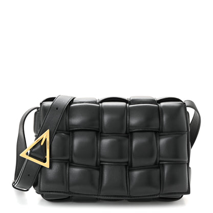 Bottega Veneta Nappa Maxi Intreccio Padded Cassette Crossbody Bag Black 1 of 10