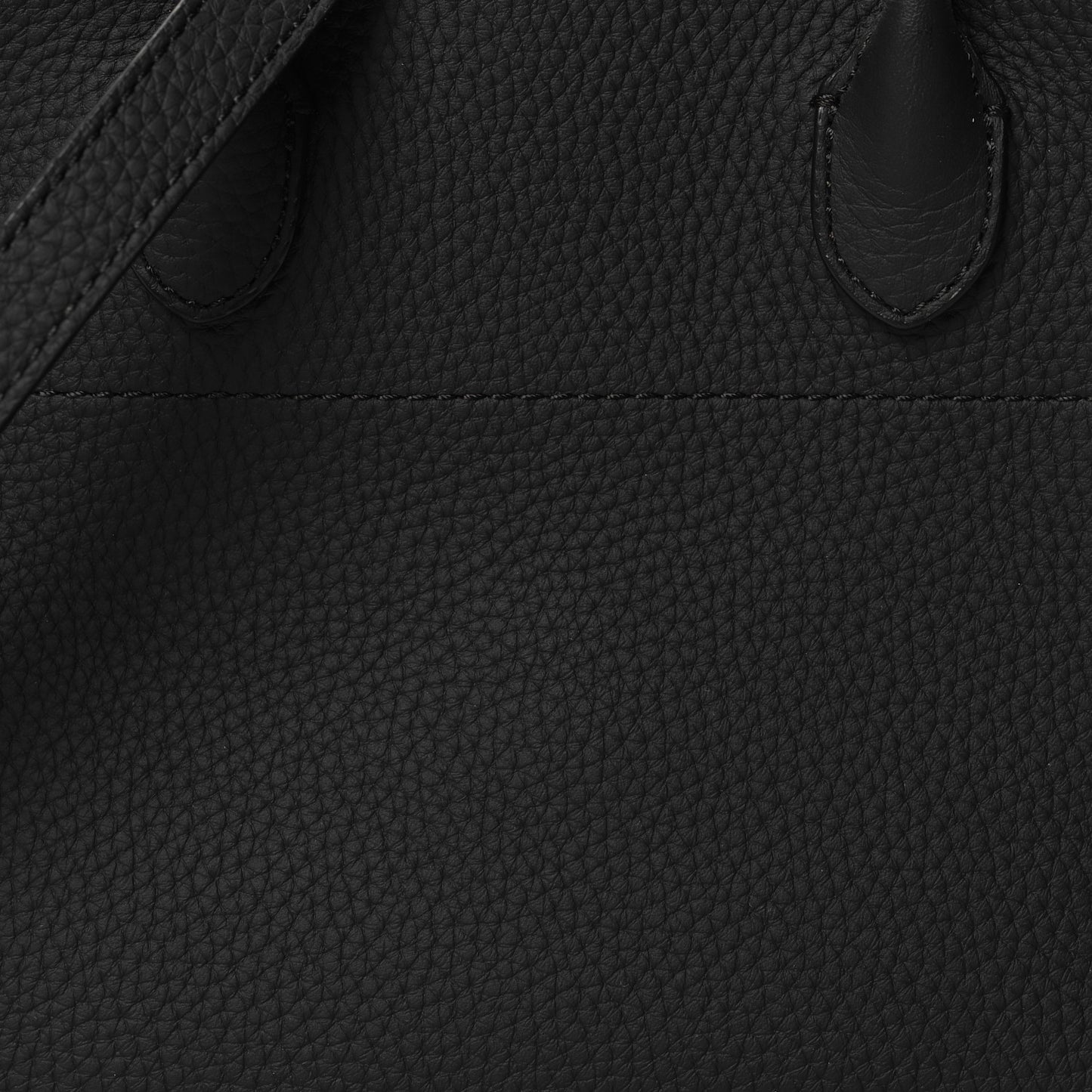 Grained Calfskin Soft Margaux 10 Bag Black