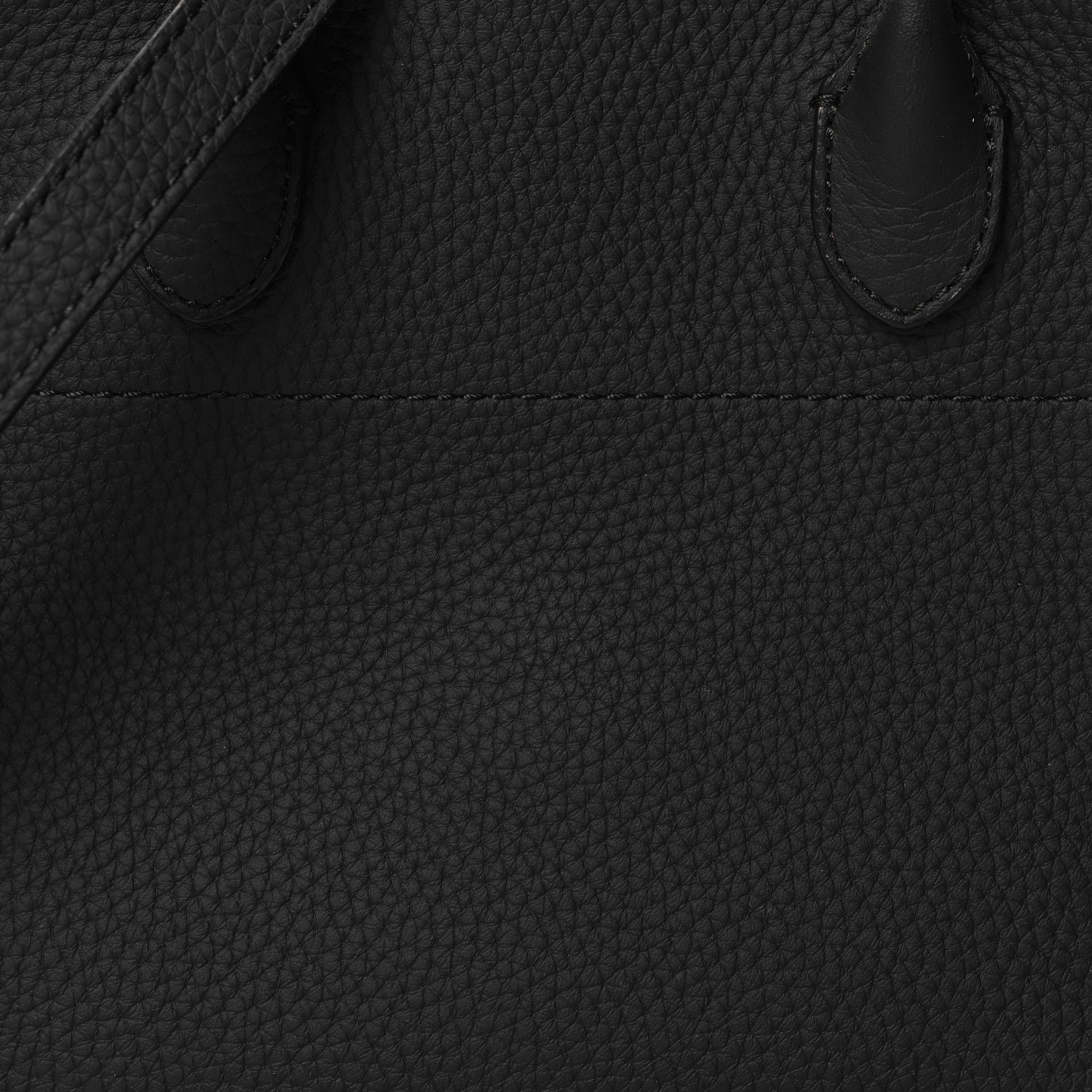The Row Grained Calfskin Soft Margaux 10 Bag Black 7 of 9