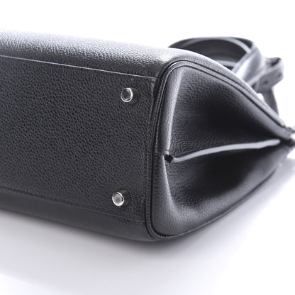 Gucci Grainy Calfskin Small Zumi Top Handle Bag Black 8 of 11
