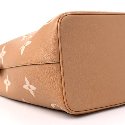 Louis Vuitton Empreinte Monogram Giant Neonoe MM Arizona Beige 8 of 9