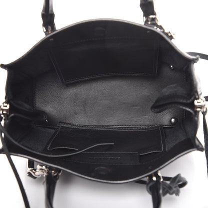 Balenciaga Grained Calfskin Papier Mini A4 Zip Around Tote Black 12 of 15