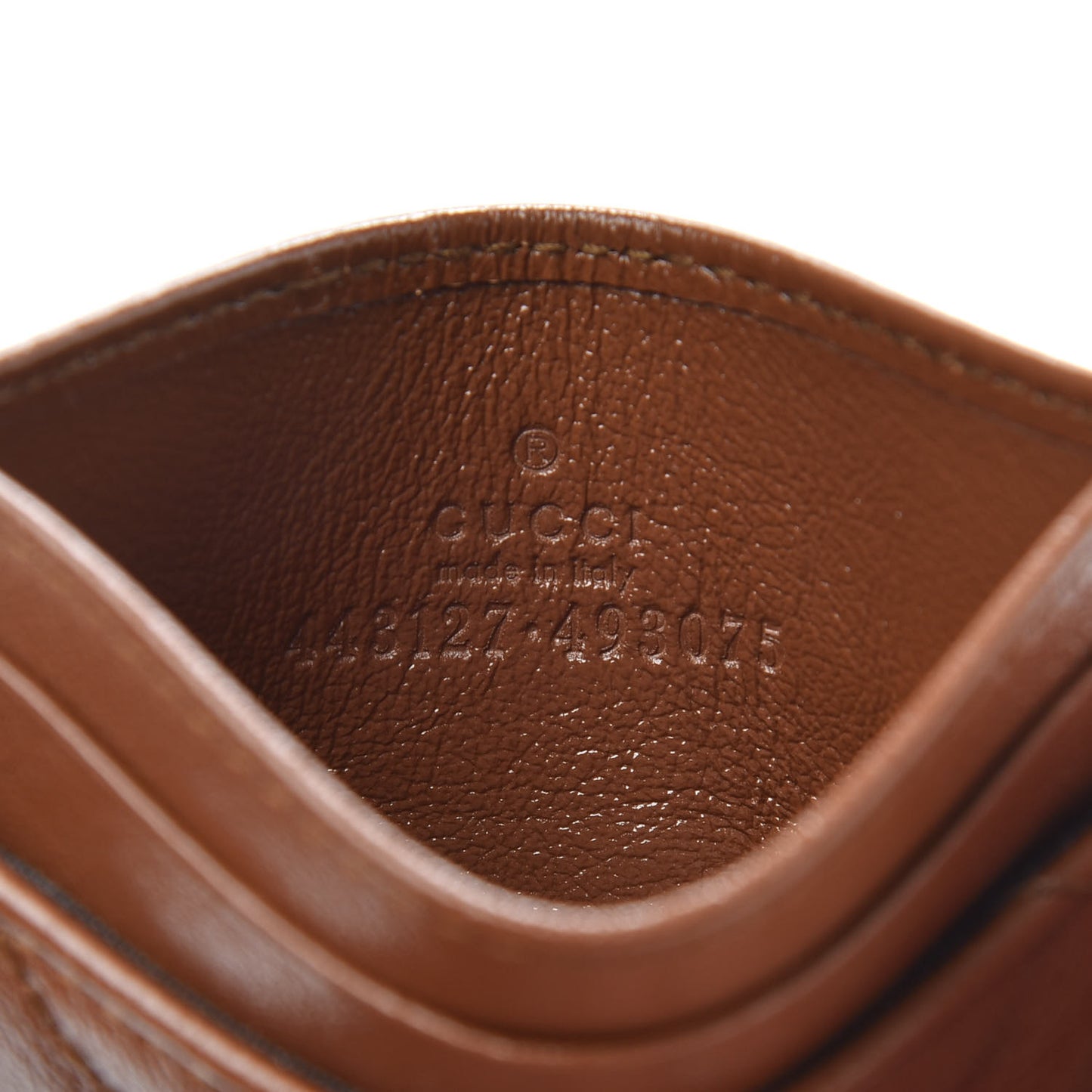 Azalea Calfskin Matelasse Diagonal GG Marmont Card Holder Cuir