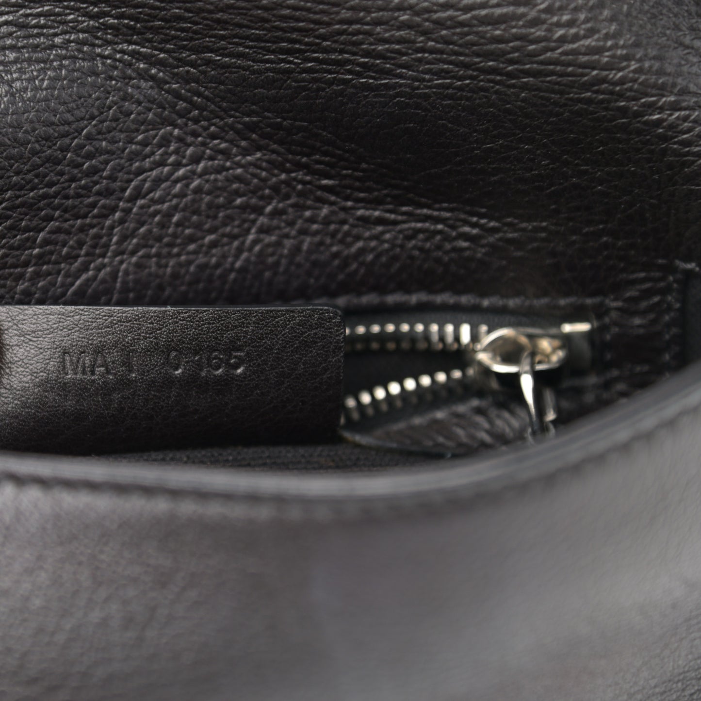 Calfskin Mini Pandora Pure Flap Bag Black