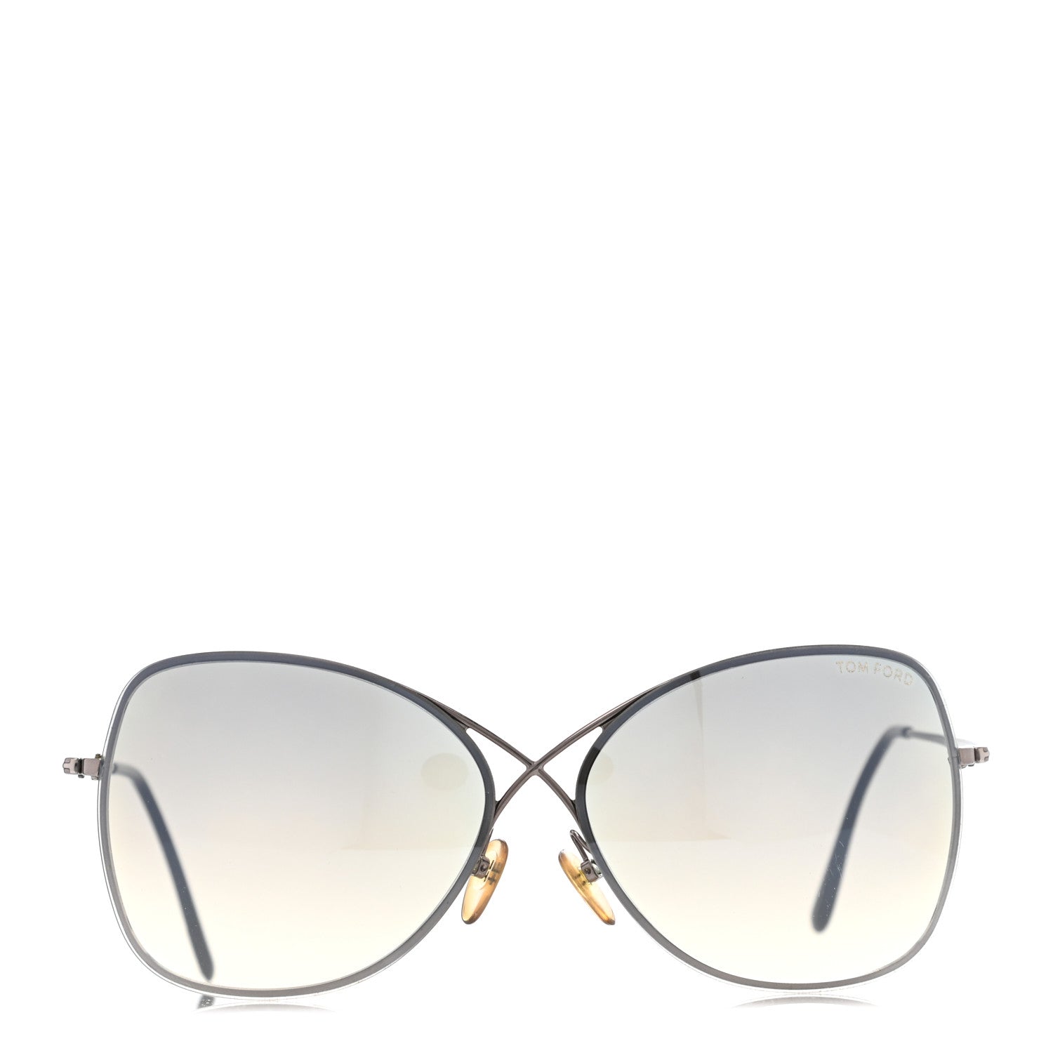 Tom Ford Colette Butterfly Sunglasses TF250 Gunmetal 2 of 8