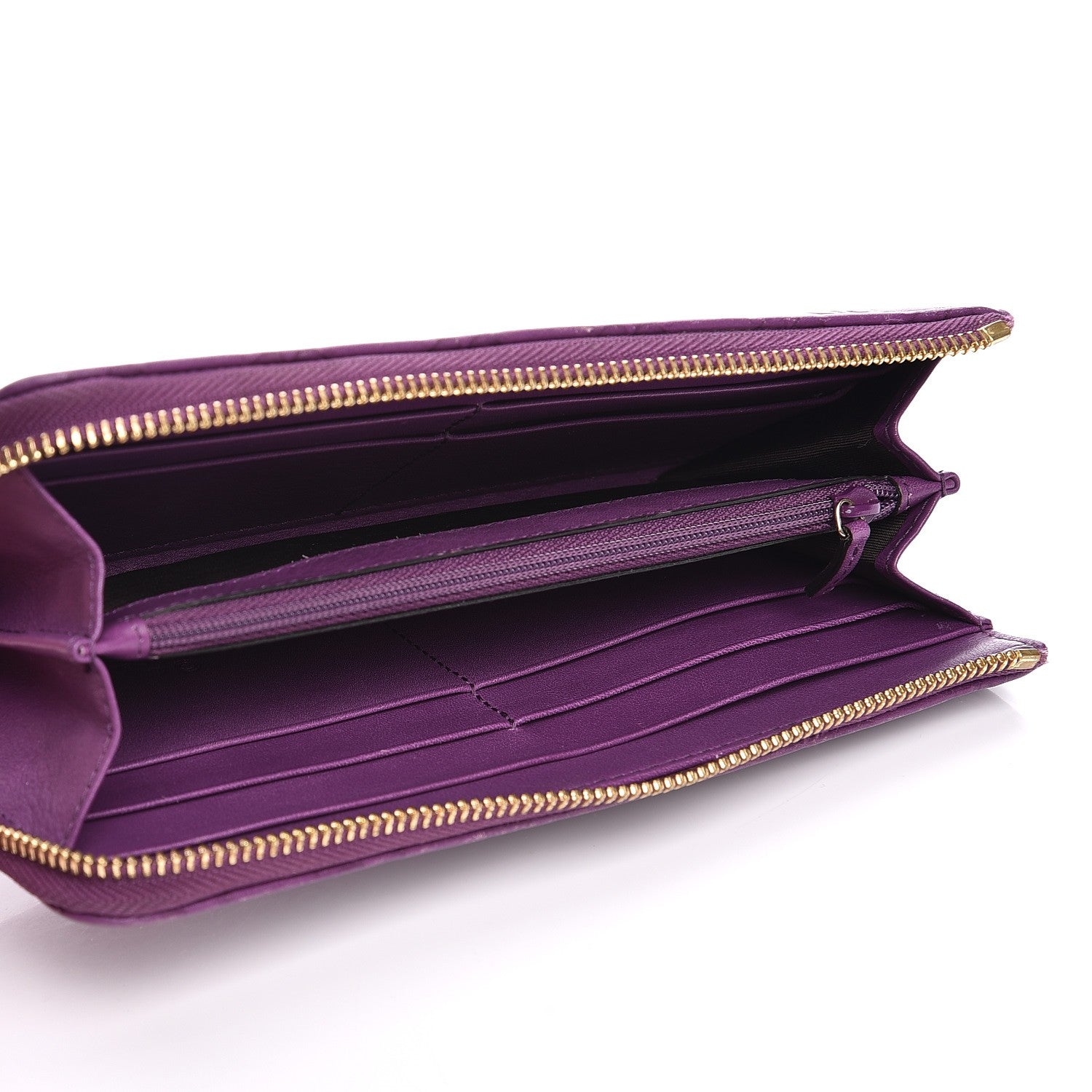 Gucci Guccissima Donna Long Wallet Purple 4 of 10
