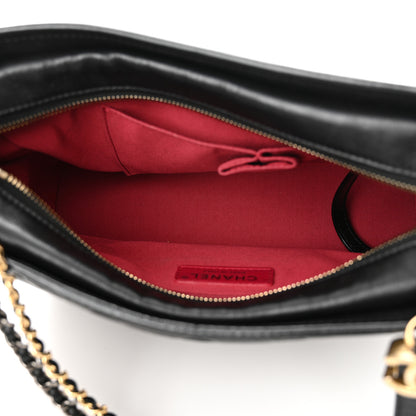 Chanel Aged Calfskin Quilted New Medium Gabrielle Hobo Black 5 of 11