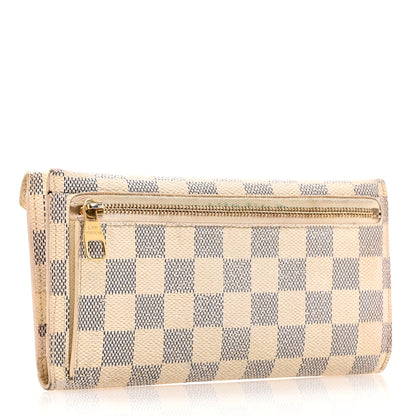 Louis Vuitton Damier Azur Long Origami Wallet 3 of 11