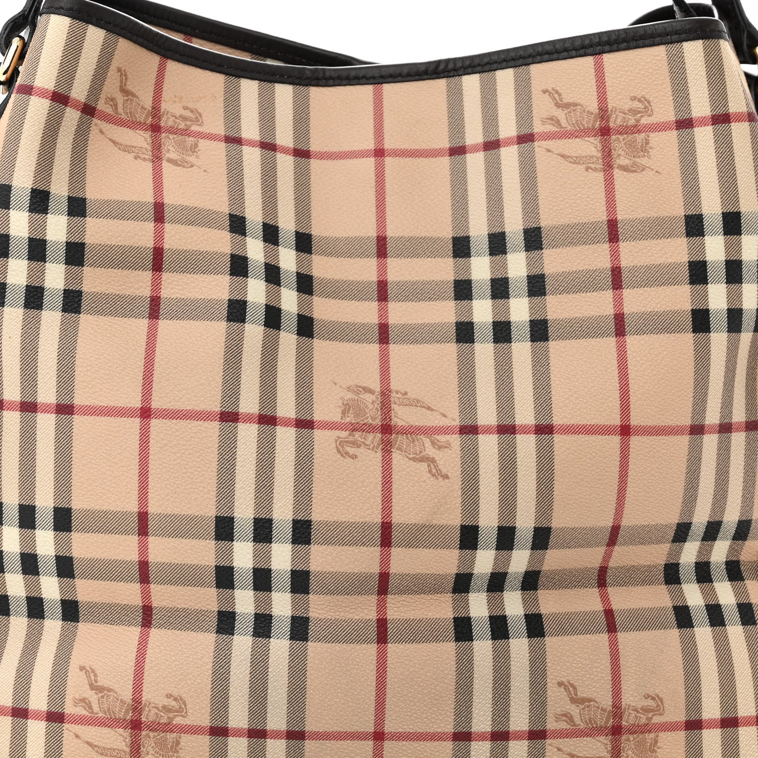 Burberry Haymarket Check Large Canterbury Tote Chocolate 10 of 17