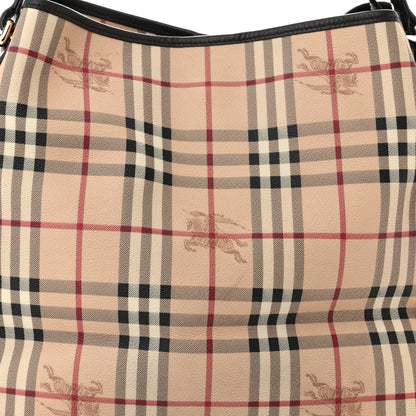 Burberry Haymarket Check Large Canterbury Tote Chocolate 10 of 17