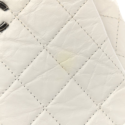 Chanel Aged Calfskin Quilted Gabrielle Backpack Black White 9 of 12