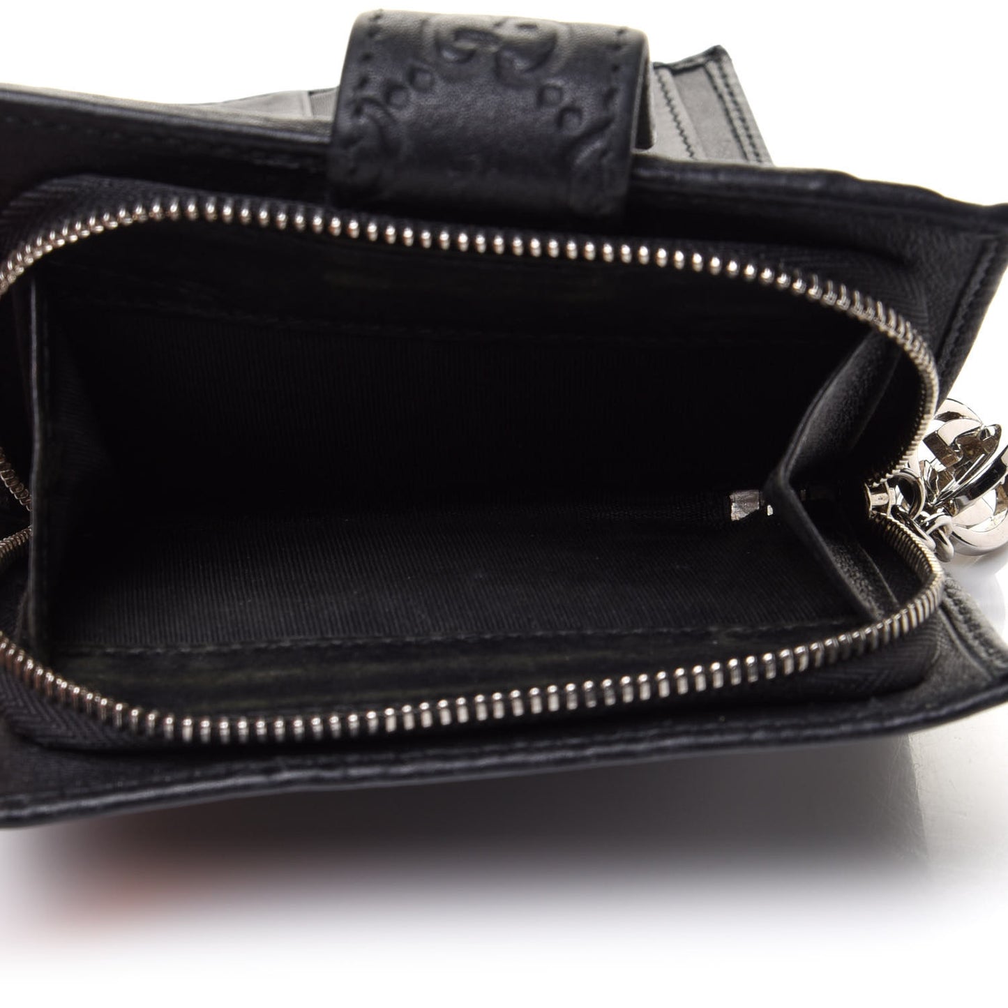 Guccissima Twins French Wallet Black