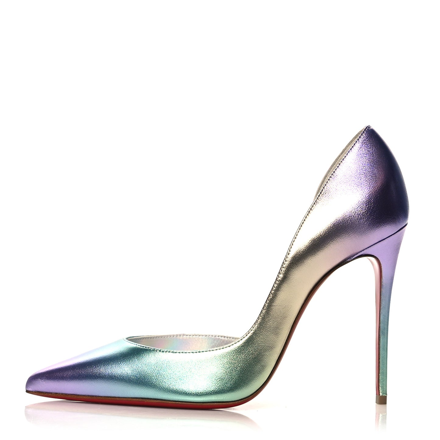 Iridescent Nappa Lam Licorne Iriza 100 Pumps 38 Multicolor