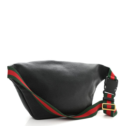 Gucci Grained Calfskin Small Logo Belt Bag Black 3 of 8