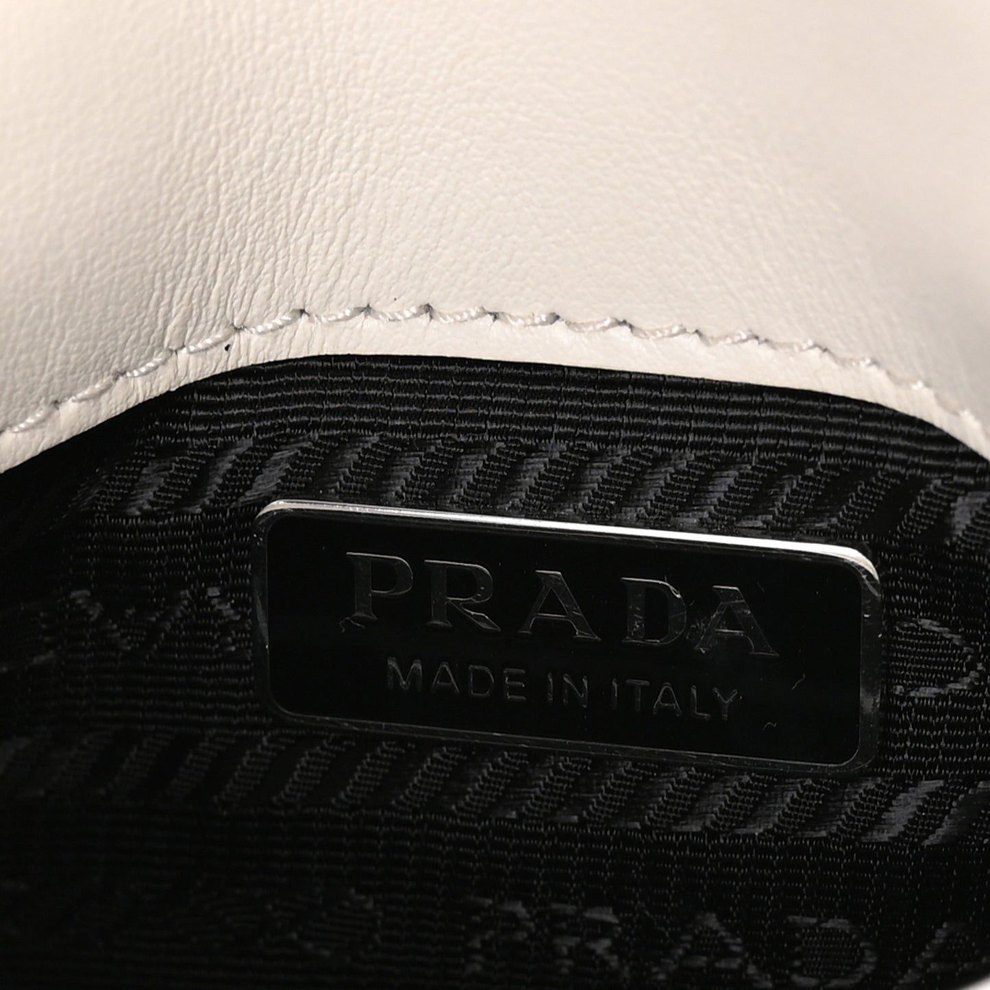 Spazzolato Mini Cleo Flap Adjustable Strap Shoulder Bag White