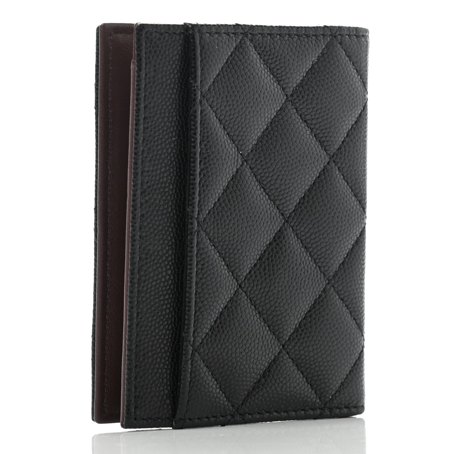 Chanel Caviar Quilted Card Holder Wallet Black 3 of 7