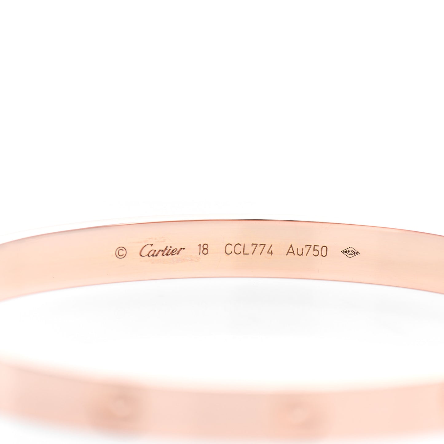 18K Pink Gold LOVE Bracelet 18