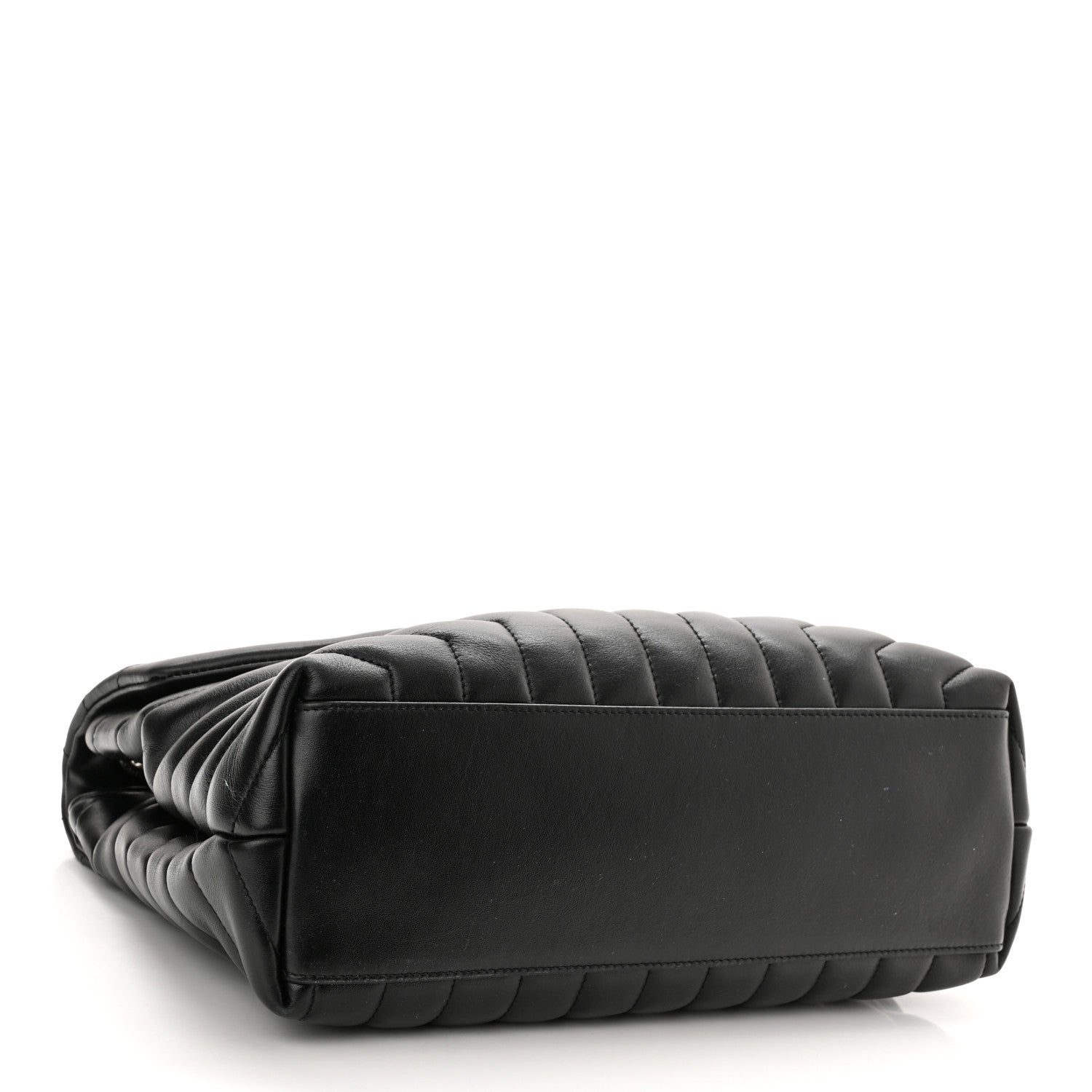 Saint Laurent Calfskin Y Quilted Monogram Medium Loulou Chain Satchel Black 4 of 11
