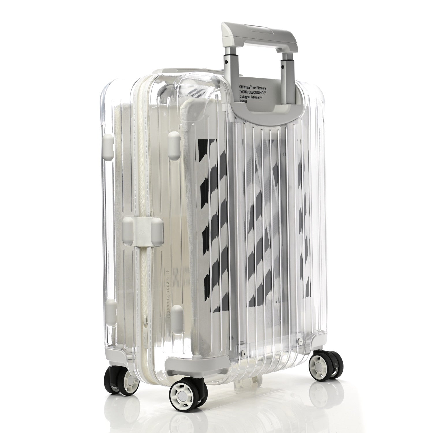 Off-White X RIMOWA Polycarbonate Luggage Transparent 2 of 13