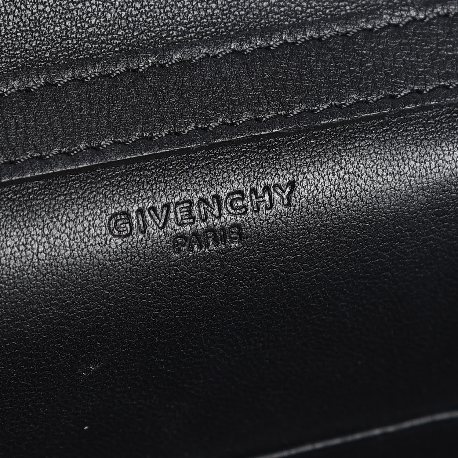 Givenchy Sugar Goatskin Pandora Chain Wallet Black 6 of 8