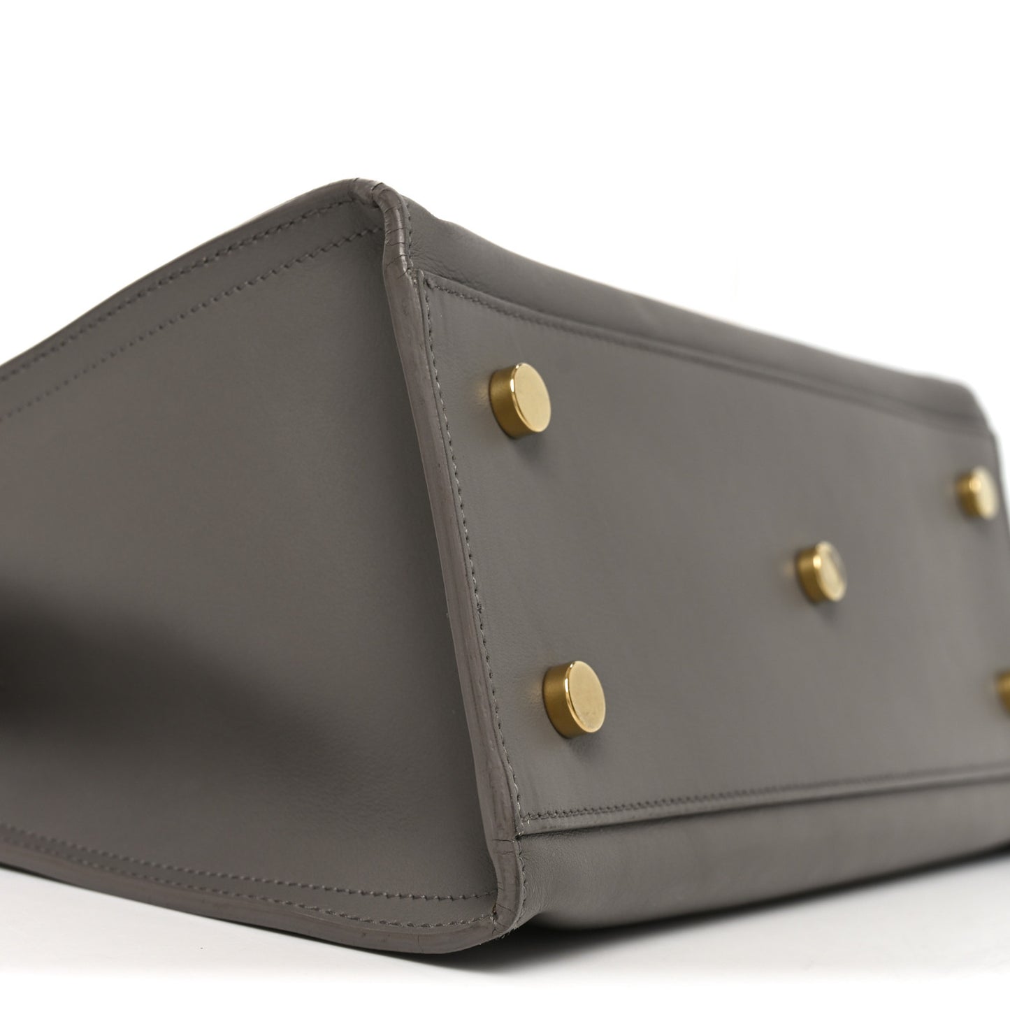 Calfskin Monogram Baby Cabas Fog