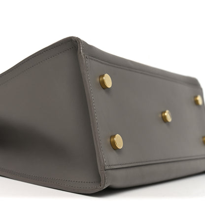 Saint Laurent Calfskin Monogram Baby Cabas Fog 9 of 10