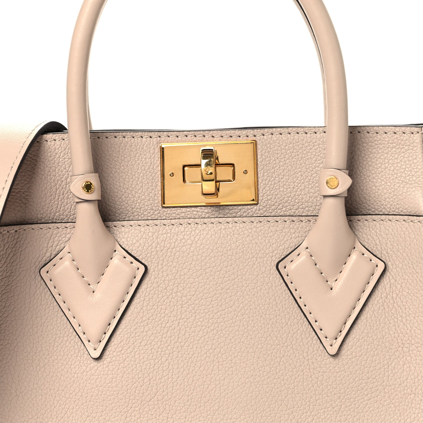Calfskin Monogram On My Side PM Greige