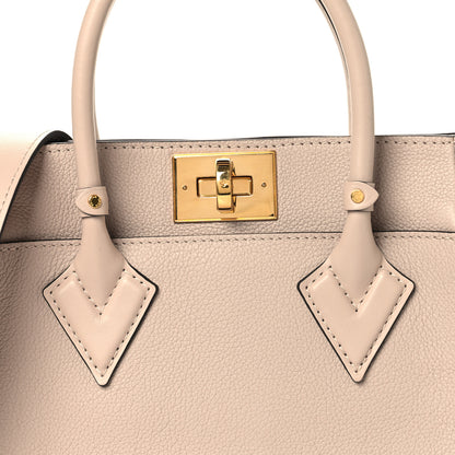 Louis Vuitton Calfskin Monogram On My Side PM Greige 8 of 12