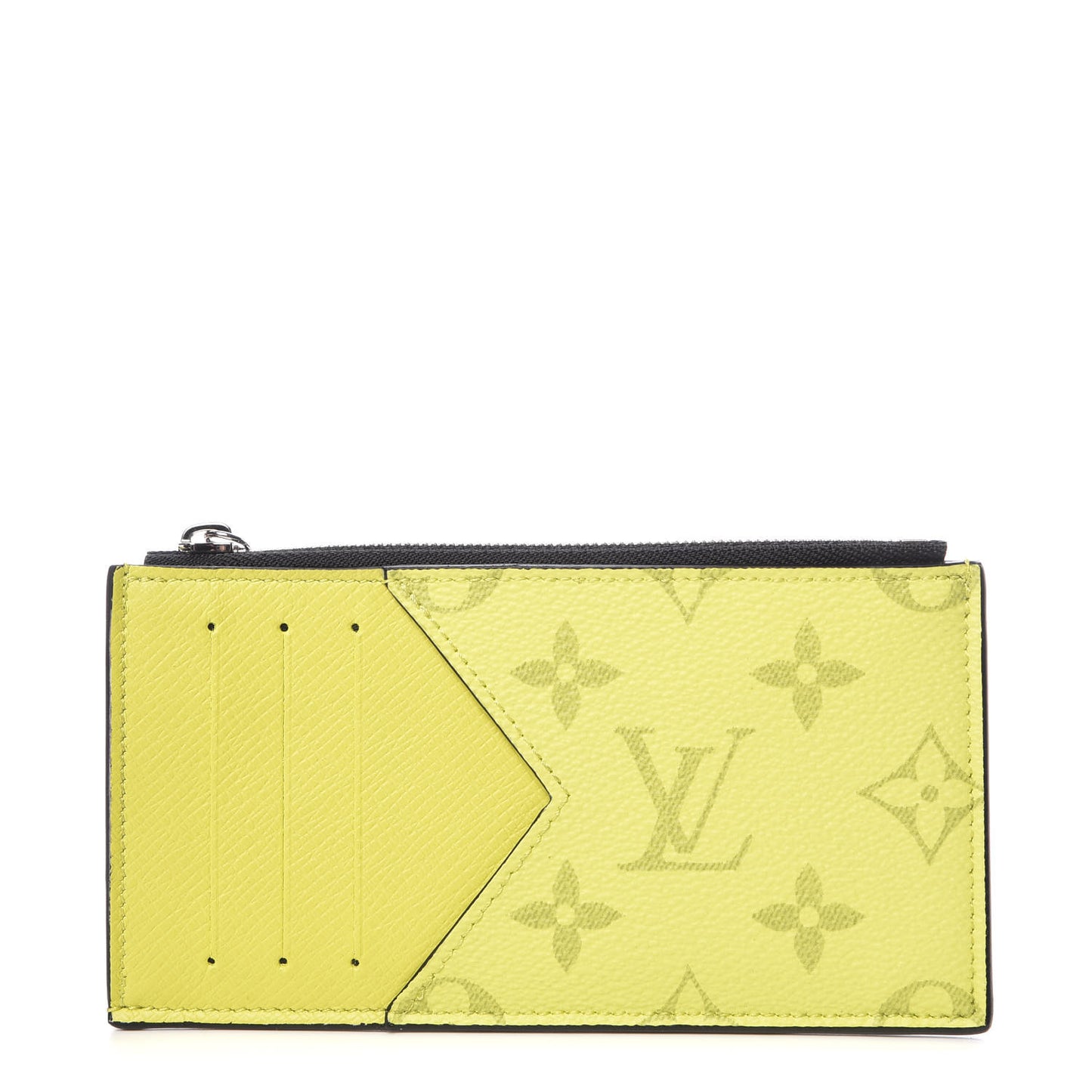Monogram Taiga Coin Card Holder Yellow