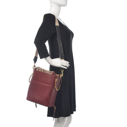 Chloe Smooth Calfskin Medium Roy Bucket Bag Plum Purple 2 of 11