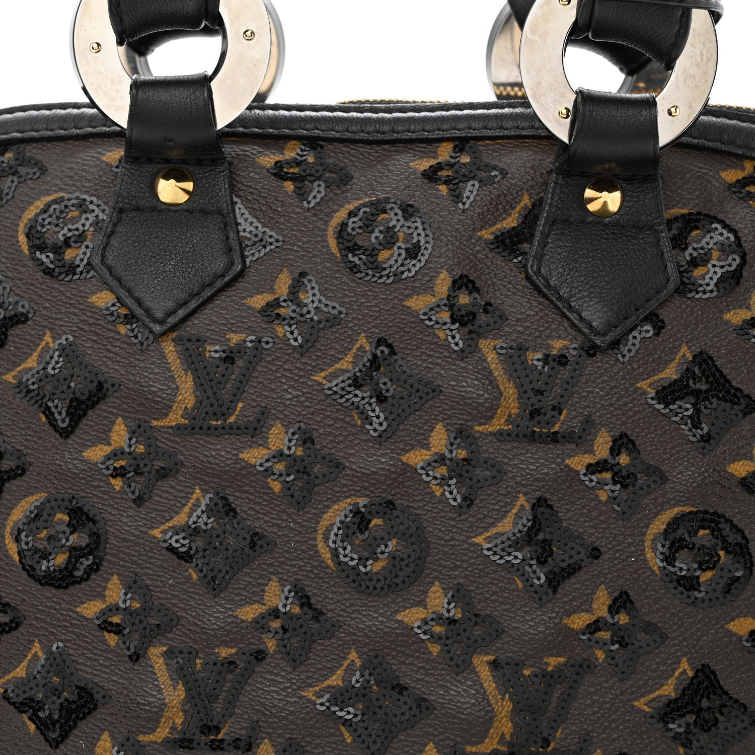 Louis Vuitton Monogram Sequins Eclipse Alma Black 7 of 9