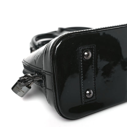 Louis Vuitton Vernis Alma BB Noir Magnetique 7 of 8