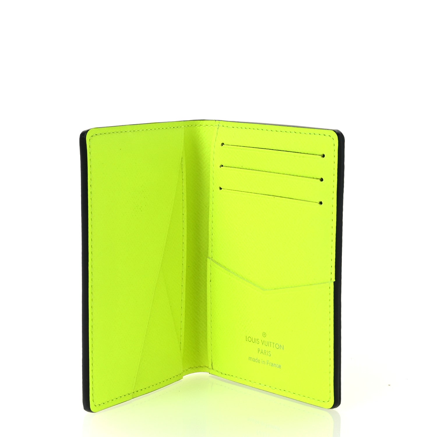 Louis Vuitton Taigarama Pocket Organizer Neon Yellow 5 of 6