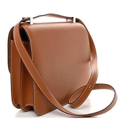 Hermes Grained Monsieur Lizard Constance 24 Gold Ombre 3 of 11