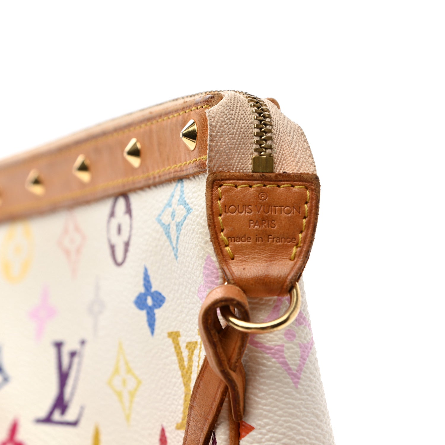 Louis Vuitton Monogram Multicolor Pochette Accessories White 7 of 14