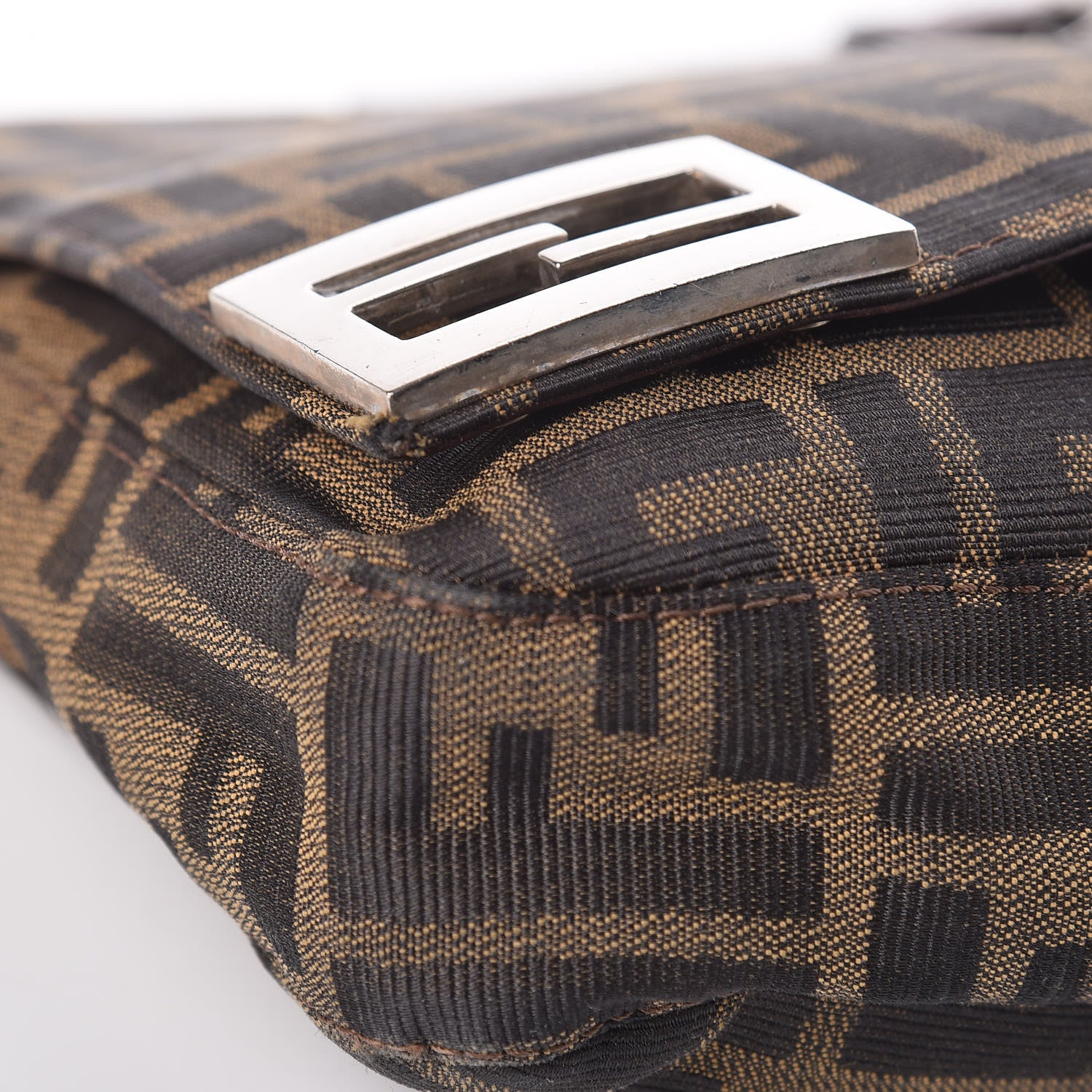 Fendi Zucca Shoulder Bag Tobacco 18 of 20