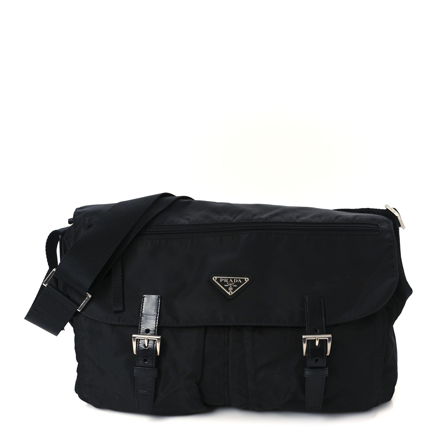 Prada Nylon Vela Sport Messenger Bag Black 1 of 10