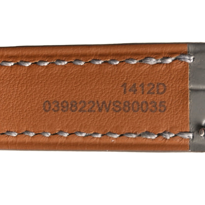 Hermes Matte Alligator Heure H Hour Watch Strap Gris Perle 6 of 7