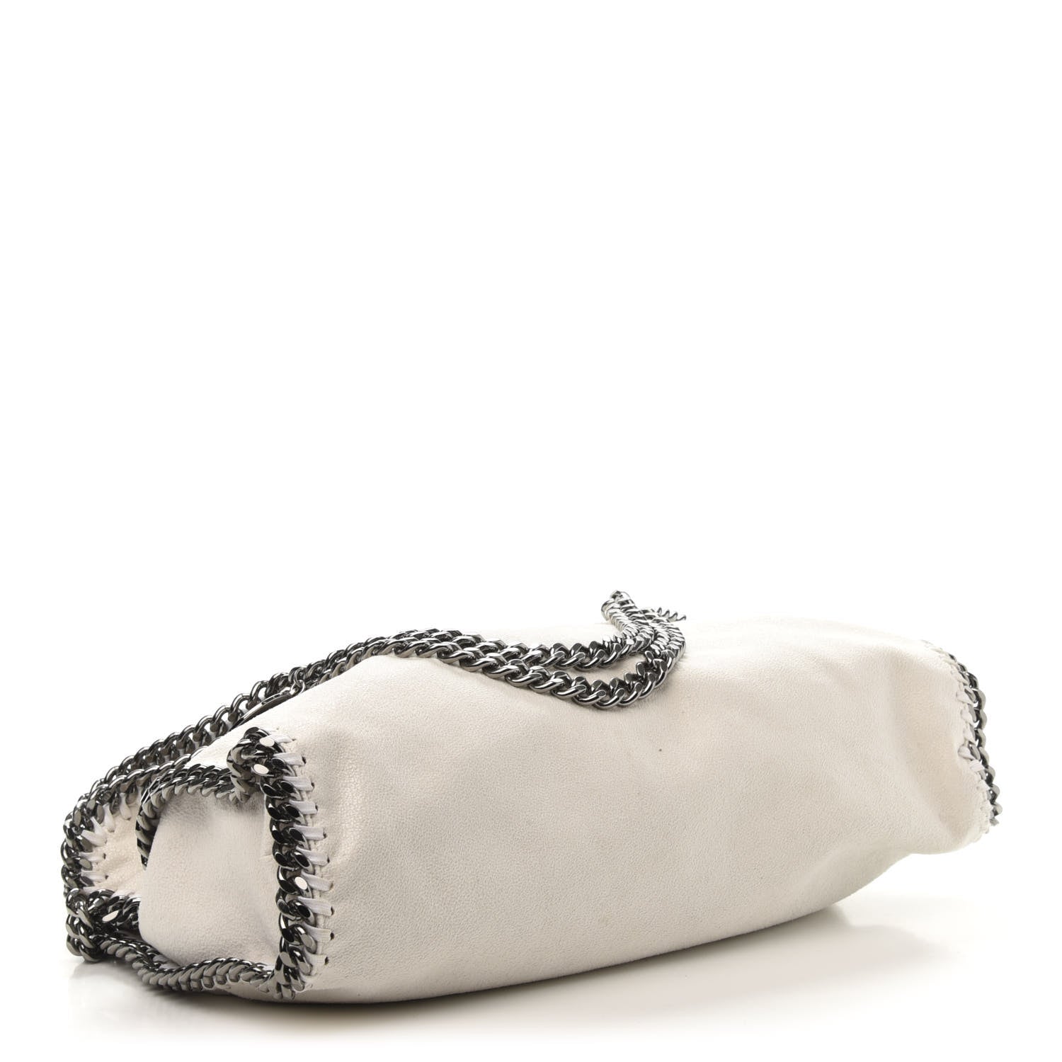 Stella McCartney Shaggy Deer Falabella Fold Over Tote Chalk 4 of 10