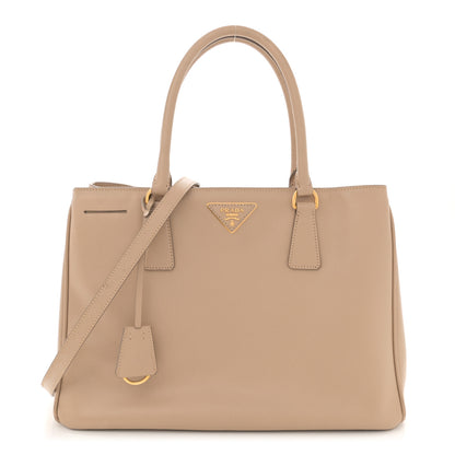 Prada Saffiano Medium Galleria Double Zip Tote Cammeo 1 of 16