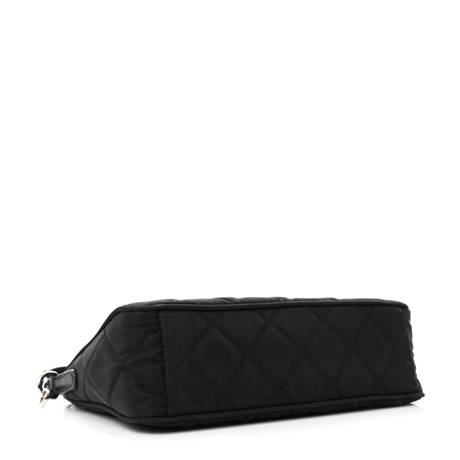 Prada Nylon Tessuto Impuntu Quilted Crossbody Bag Black 4 of 11