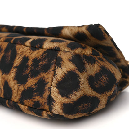Balenciaga Nylon Monaco Mini Leopard Shoulder Bag Brown 10 of 10